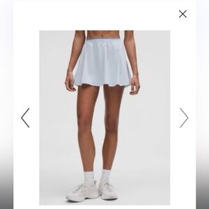 Lululemon Athletica Light Gray Mini Skirt